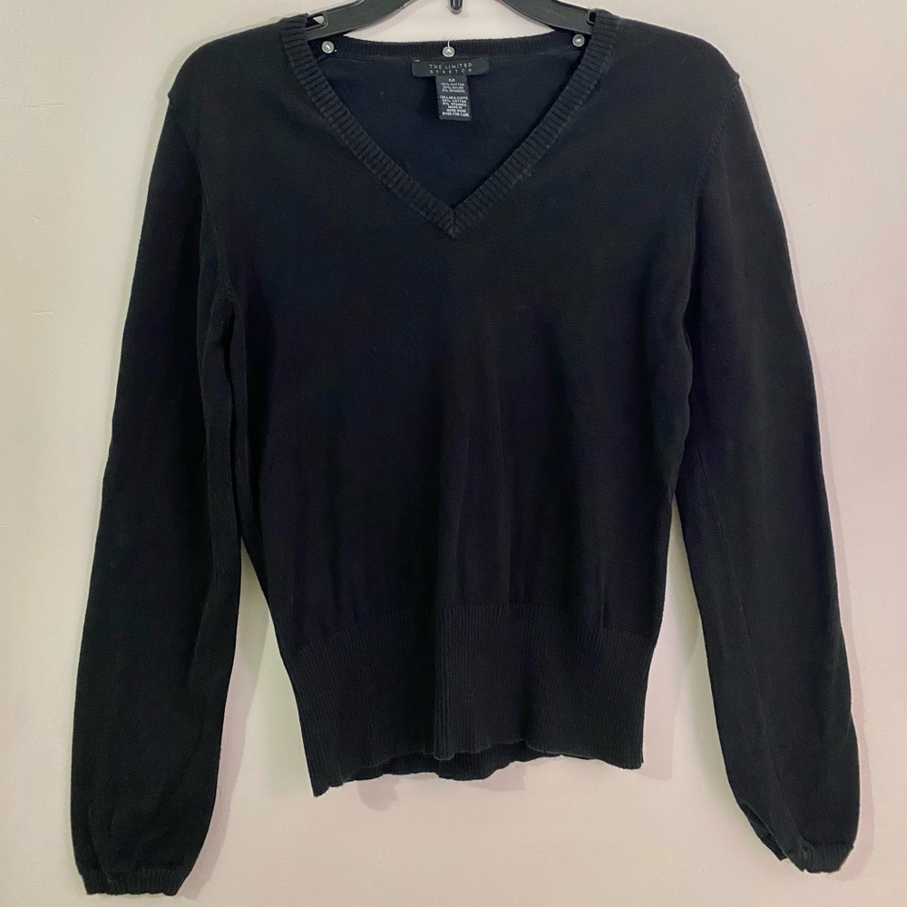 The Limited Stretch Black Sweater